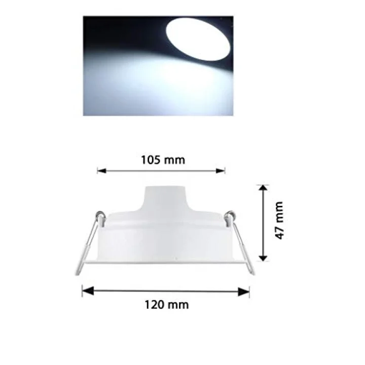 ESSENTİAL 7 W 65K LED PANEL BEYAZ