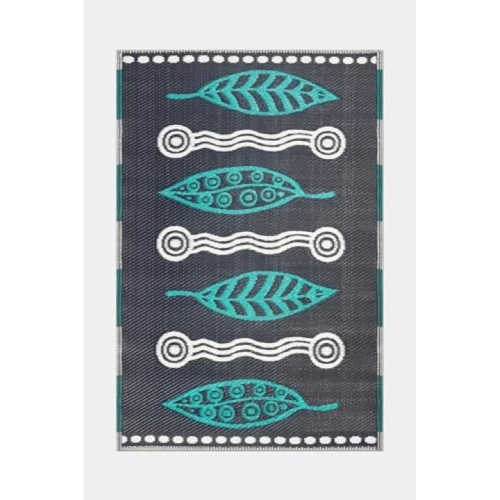 Esterilla Katlanabilir Hasır Kilim Mat | Çift Taraflı-Plaj-Piknik-Kamp-Bahçe-Balkon-Teras-Karavan