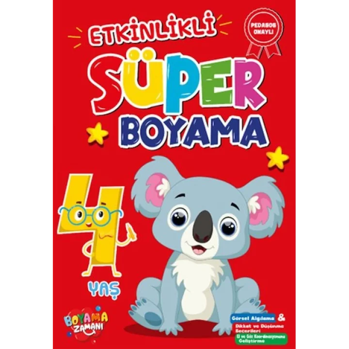 Etkinlikli Süper Boyama 4 Yaş