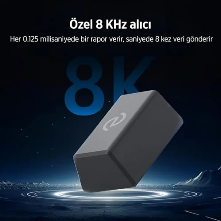 EVNIA Serisi SPK9718 Kablosuz Bluetooth Dual Mod 30000DPI 6 Tuşlu Optik Oyuncu Mouse Siyah