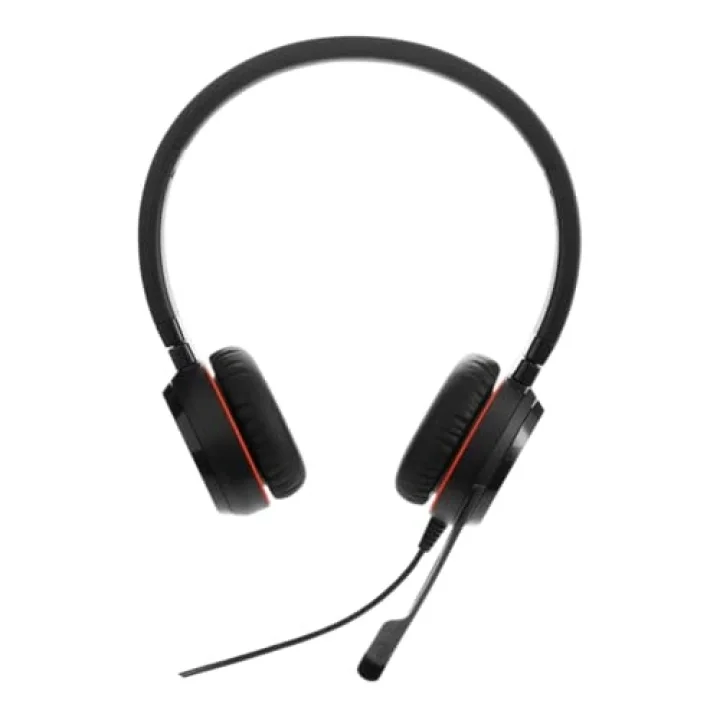 Evolve 30 II, Microsoft Teams Sertifikalı Stereo Kablolu Kulaklık Çağrı Kontrol Ünitesi, Gürültü önleyici mikrofon, LED göstergeleri, mükemmel ses kalitesi - USB-C/A, Siyah
