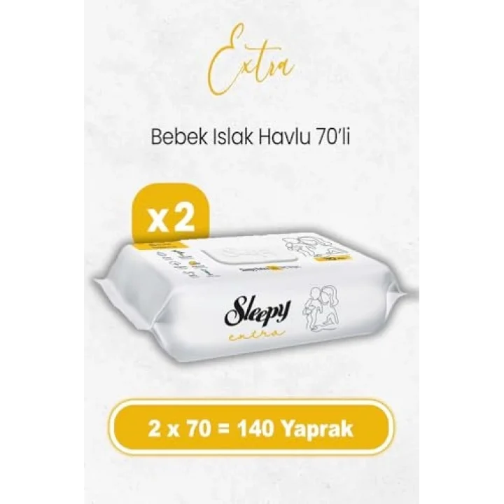 Extra Islak Bebek Mendil 70 x 2 Adet (140 Yaprak)