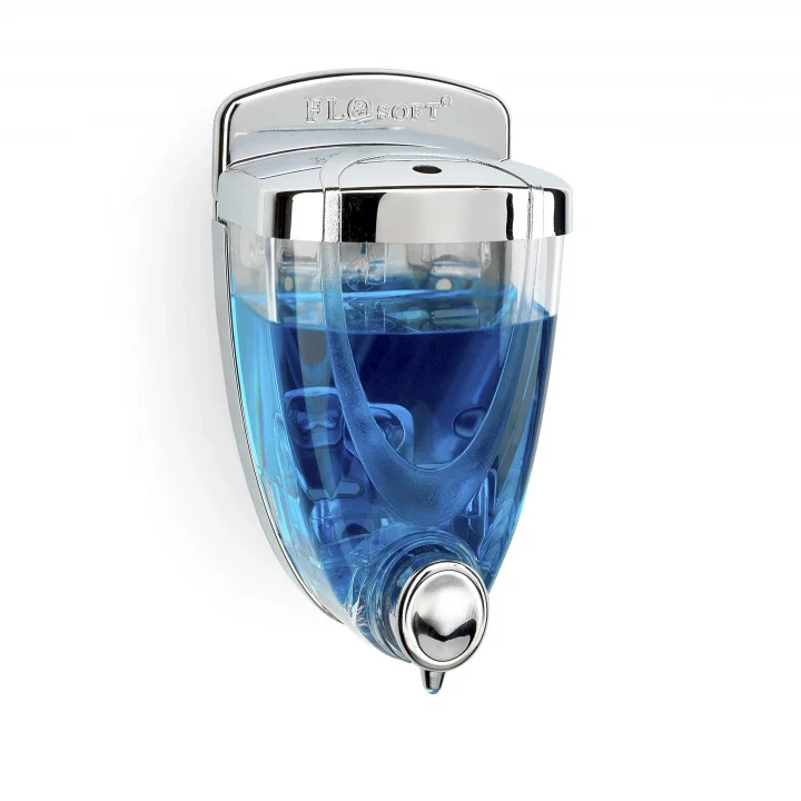 F017 Flosoft Sıvı Sabunluk, 350 Ml, Krom