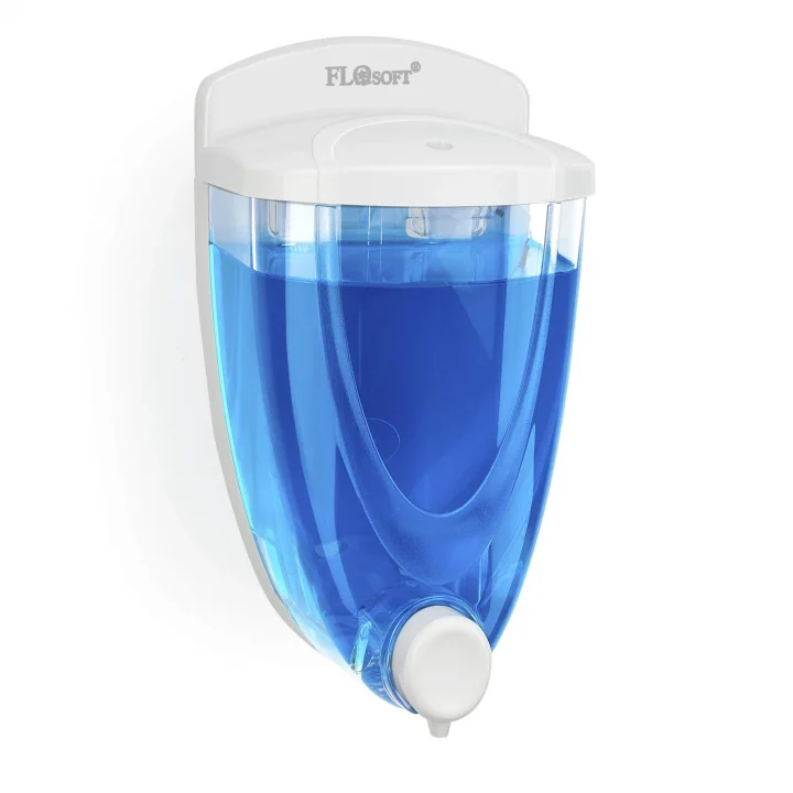 F017 Flosoft Sıvı Sabunluk, 350 Ml, Krom