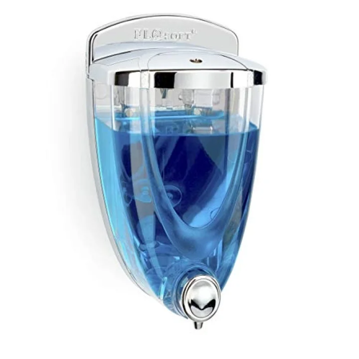 F017 Flosoft Sıvı Sabunluk, 350 Ml, Krom