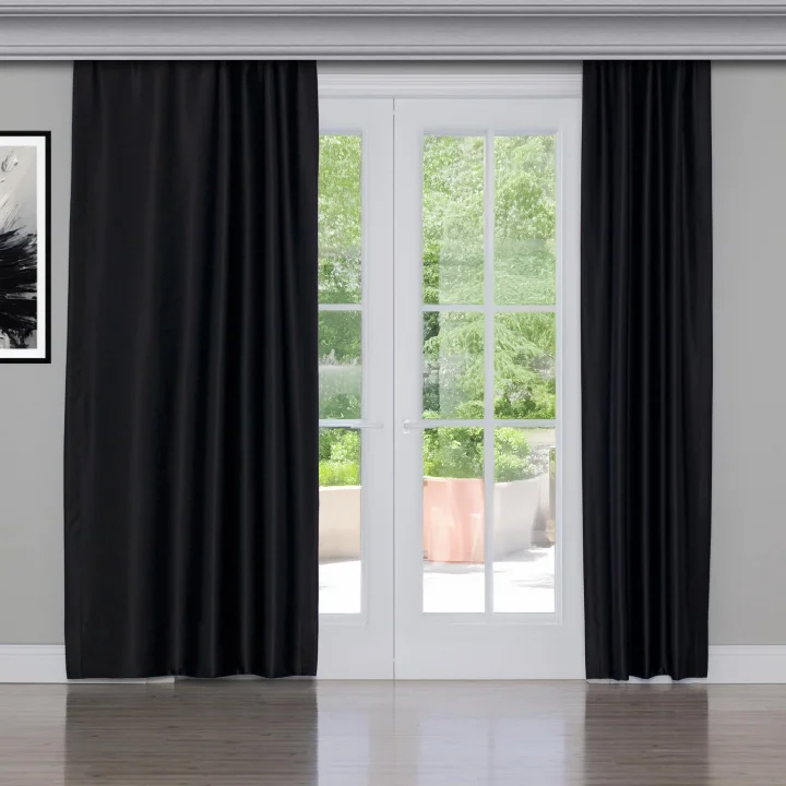 Fabric Design Blackout Siyah Karartma Özellikli Fon Perde 200 x 200