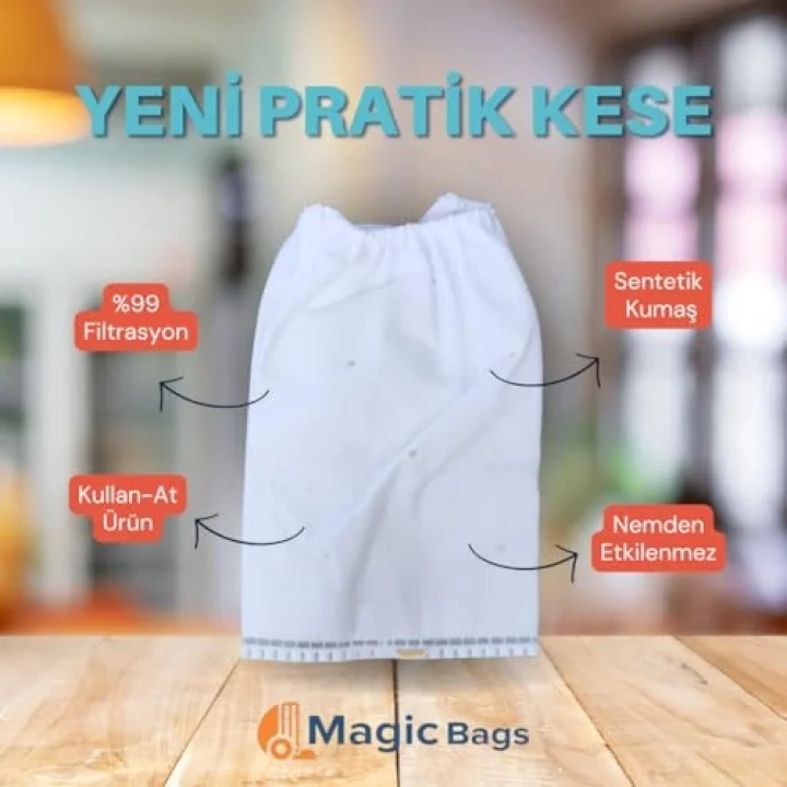 Fantom Pratik Süpürge Uyumlu Kese Toz Torbası (10lu)