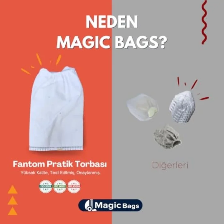 Fantom Pratik Süpürge Uyumlu Kese Toz Torbası (10lu)