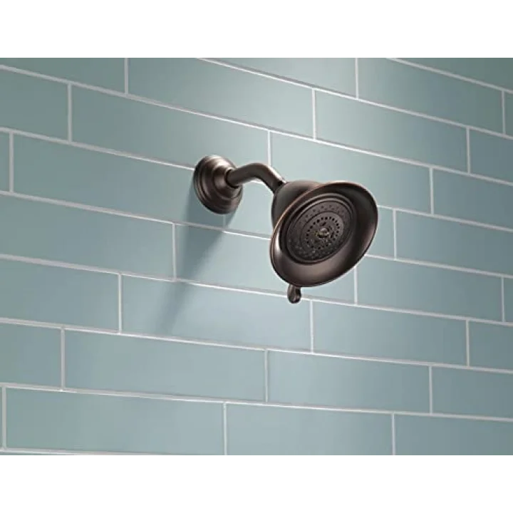 Faucet 3-Sprey Duş Başlığı, Yüksek Basınçlı Duş Başlığı Yağ Ovuşturdu Bronz, Masaj Duş Başlığı, Yüksek Akışlı Duş Başlığı, Venedik Bronz RP34355RB