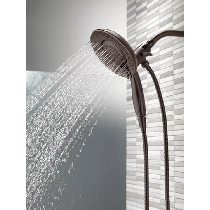 FAUCET 58569-RB25-PK In2ition HSSH 2,5 GPM 5 Ayarlı Kombo, Su Akışı, Venedik Bronzu