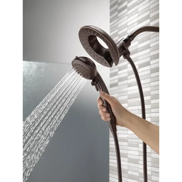 FAUCET 58569-RB25-PK In2ition HSSH 2,5 GPM 5 Ayarlı Kombo, Su Akışı, Venedik Bronzu
