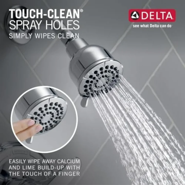 Faucet Foundations Krom Duş Bataryası Seti, 2 Püskürtmeli Krom Duş Başlığı, Küvet ve Duş Trim Seti, Duş Bataryası Setleri Komple, Krom BT13410 (Vana Dahil Değildir)