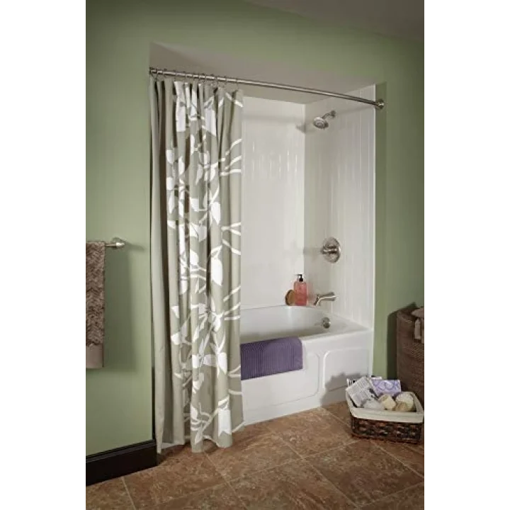 Faucet Lahara 17 serisi çift fonksiyonlu küvet ve duş donanım seti, 5 kademeli touch-clean duş başlığı ile birlikte, paslanmaz çelik T17438-SS (vana dahil değildir)