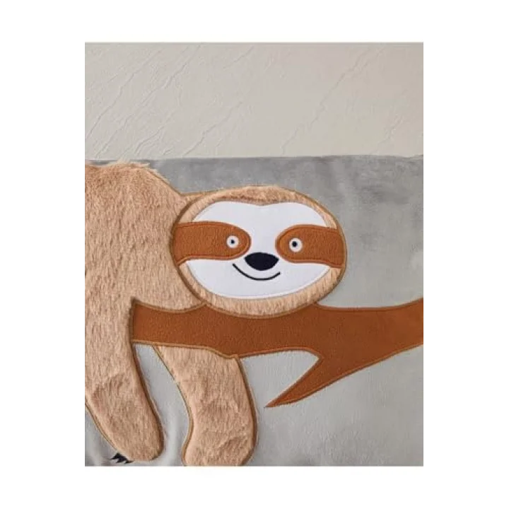 Faultier Bebe Dekoratif Kırlent 35X55 Cm Açık Gri