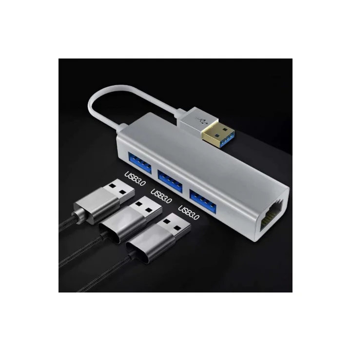 FC06 3 Bağlantı Noktalı Usb3.0 To 3usb3.0 10/100 Mbps Ethernet Kablolu Çevirici