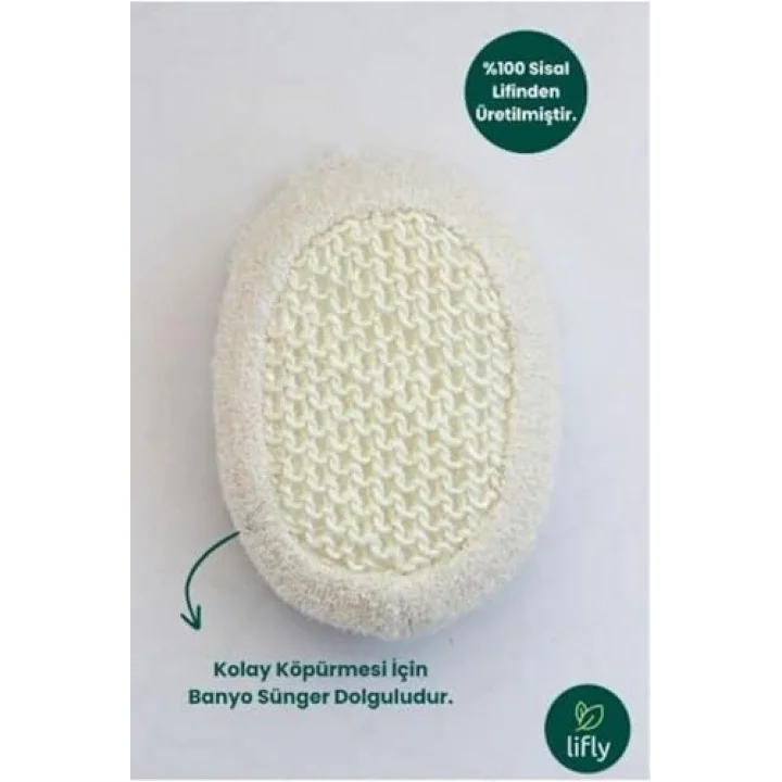 Fe Loofah Oval Tombul Lif