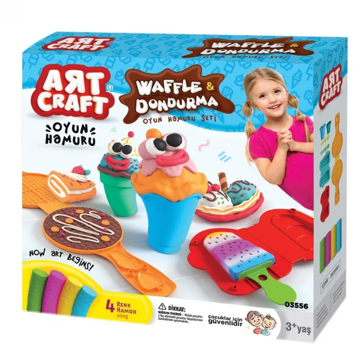 Fen Toys Waffle& Dondurma Hamur Set 200Gr