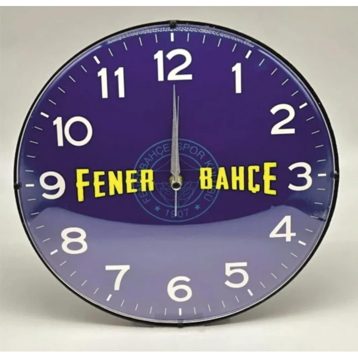 Fenerbahçe Lisanslı Duvar Saati Yazılı
