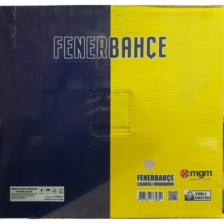 Fenerbahçe Lisanslı Duvar Saati Yazılı