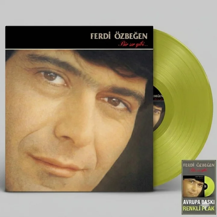 Ferdi Özbeğen Bir Sır Gibi Renkli Plak, Avrupa Baskı, LP Vinyl