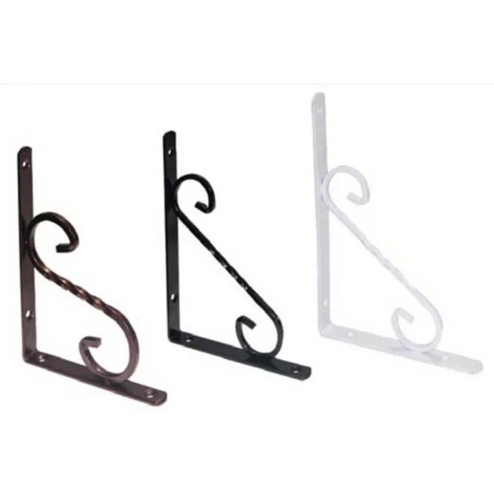 Mey İthalat® Ferforje Raf Altı No:3 Siyah