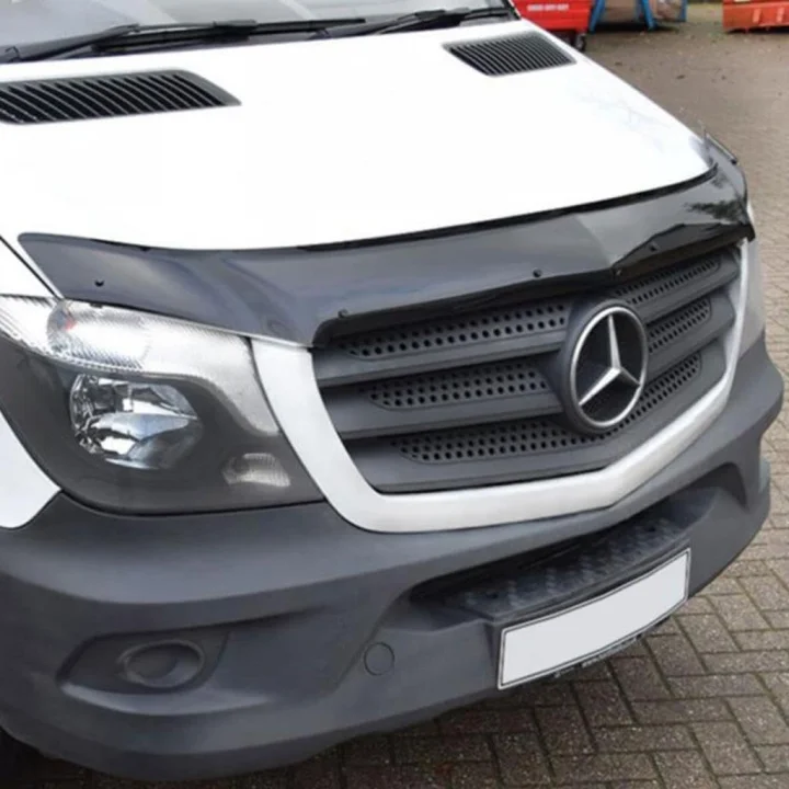 ferrous autoaccessories Mercedes Sprinter W906 ile Uyumlu Ön Kaput Koruyucu Rüzgarlık 2014 2018