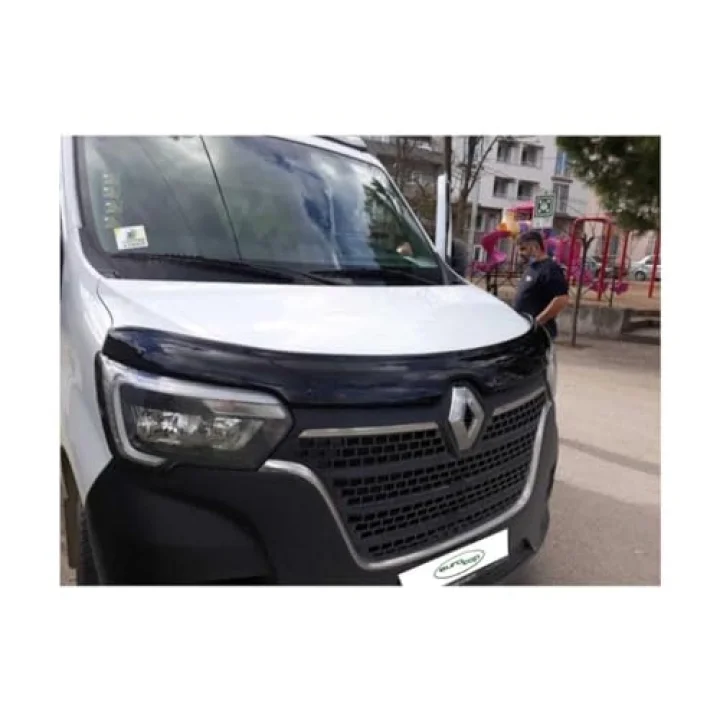 ferrous autoaccessories Renault Master ile Uyumlu ile Uyumlu Ön Kaput Koruyucu Rüzgarlık 2019 ve Üstü