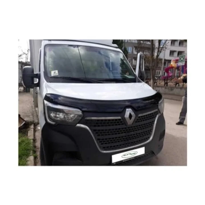 ferrous autoaccessories Renault Master ile Uyumlu ile Uyumlu Ön Kaput Koruyucu Rüzgarlık 2019 ve Üstü