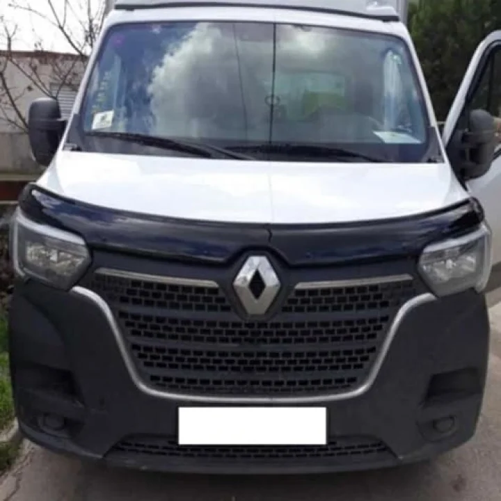ferrous autoaccessories Renault Master ile Uyumlu ile Uyumlu Ön Kaput Koruyucu Rüzgarlık 2019 ve Üstü