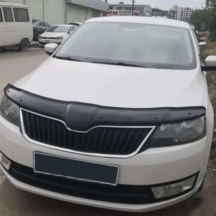 ferrous autoaccessories Skoda Rapid ile Uyumlu ile Uyumlu Ön Kaput Koruyucu Rüzgarlık 2012 2019