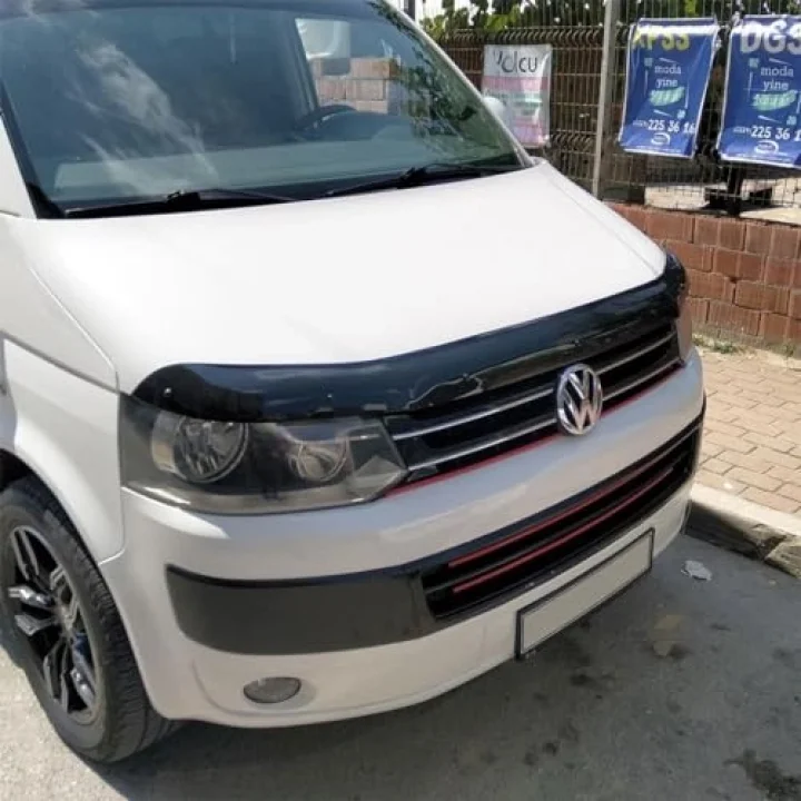 ferrous autoaccessories Volkswagen Transporter T5 ile Uyumlu Ön Kaput Koruyucu Rüzgarlık 2009 2014