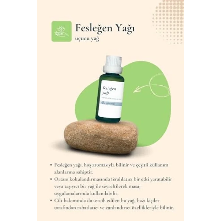 Fesleğen Yağı 30 ml - Cilt Bakım Yağı