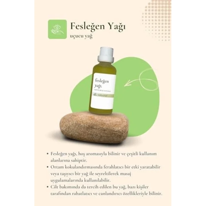 Fesleğen Yağı 50 ml - Cilt Bakım Yağı