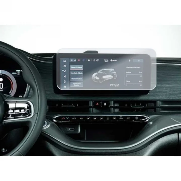 Fiat 500e Elektrikli 10.25 İnç İle Uyumlu Mat Ekran Koruyucu Multimedya