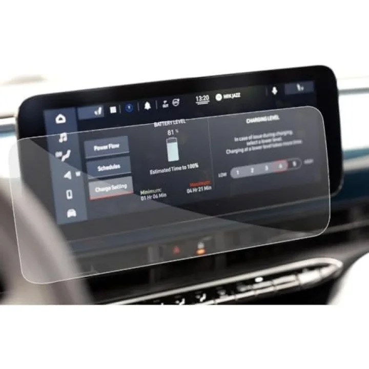 Fiat 500e Elektrikli Multimedya 10.25 İnç İle Uyumlu Ekran Koruyucu