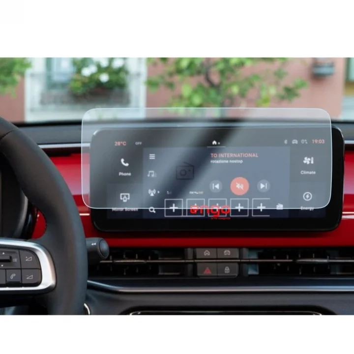 Fiat 600 10 İnç İle Uyumlu Ekran Koruyucu Multimedya Nano Parlak
