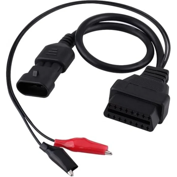 FIAT Araçlar İçin 16 Pini 3 Pine OBD Kablo Dönüştürücü Soket Kablo