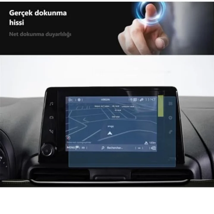 Fiat Doblo Combi 8 İnç İle Uyumlu Ekran Koruyucu Multimedya Navigasyon