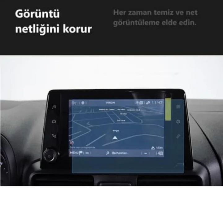 Fiat Doblo Combi 8 İnç İle Uyumlu Ekran Koruyucu Multimedya Navigasyon