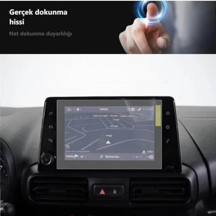 Fiat Doblo Combi 8 İnç İle Uyumlu Mat Ekran Koruyucu Multimedya