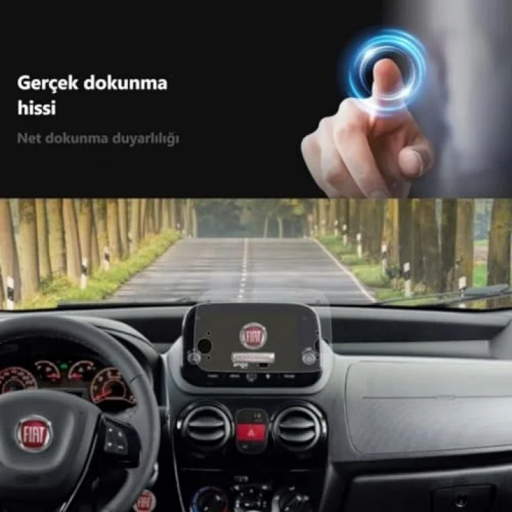 Fiat Fiorino Combi 7 İnç İle Uyumlu Mat Ekran Koruyucu Multimedya