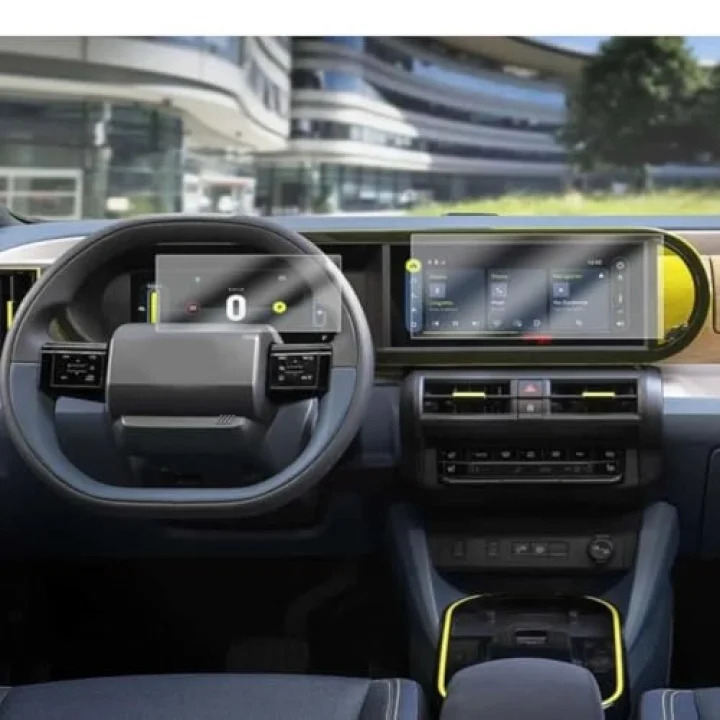 Fiat Grande Panda İle Uyumlu Mat Ekran Koruyucu Multimedya Gösterge