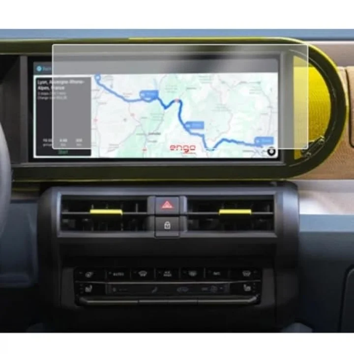 Fiat Grande Panda İle Uyumlu Mat Ekran Koruyucu Multimedya Gösterge