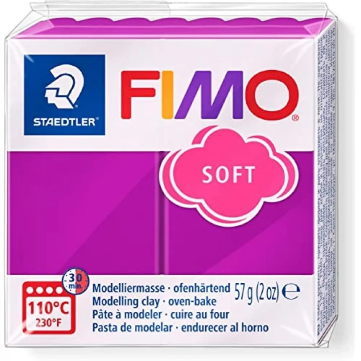 Fimo 8020-61 Fimo Soft Modelleme Kili 57 gr. Mor Menekşe