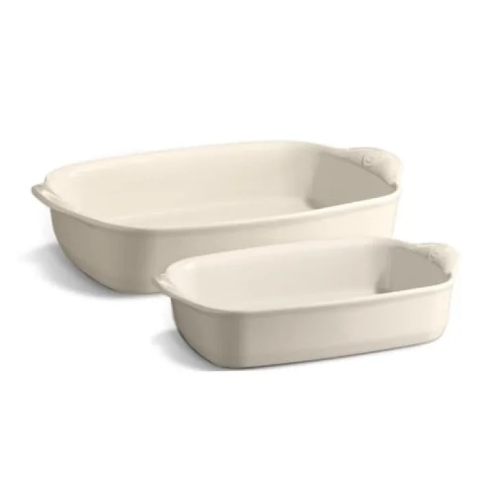 Fırın Kabı Dikdörtgen 2 Li Ekru/Clay(EH029802)