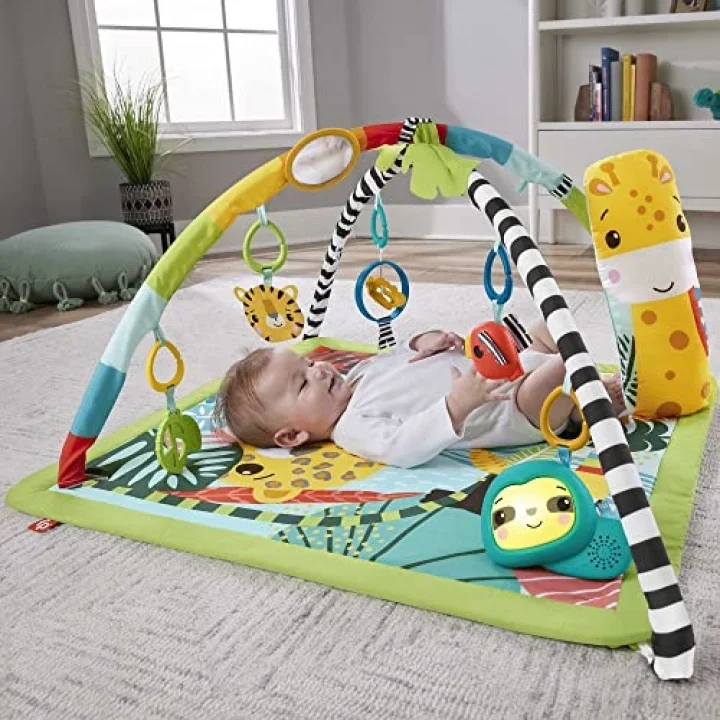 Fisher Price 3ü 1 arada Yağmur Ormanı Duyusal Spor Salonu HJW08