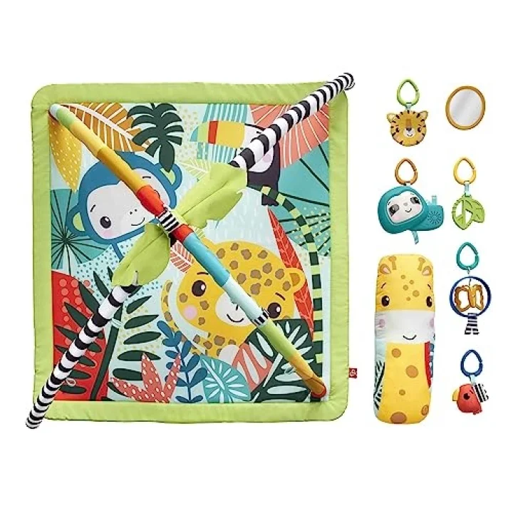 Fisher Price 3ü 1 arada Yağmur Ormanı Duyusal Spor Salonu HJW08
