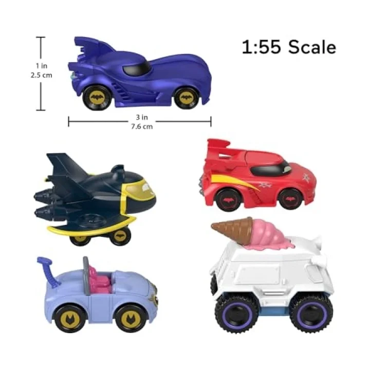 Fisher Price Batwheels Batwheels Çoklu Araç Paketi, Oyuncak