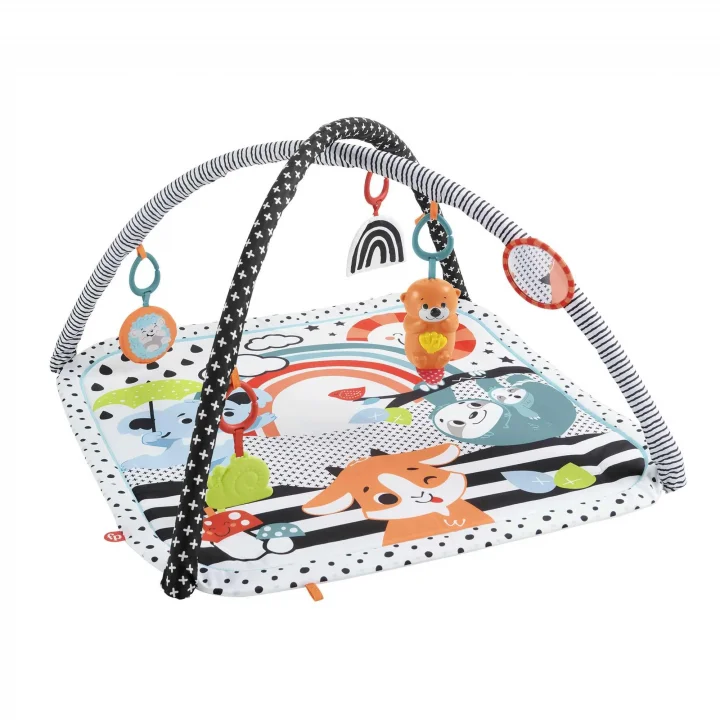 Fisher-Price Neşeli Hayvanlar 3ü 1 Arada Jimnastik Merkezi™ Fisher-Price Neşeli Hayvanlar 3ü 1 Arada Jimnastik Merkezi oyun minderi HBP41