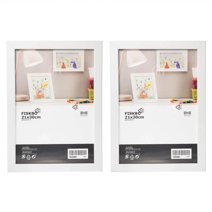 Fiskbo 21x30 cm beyaz fotğraf çerçeve si 2 adet